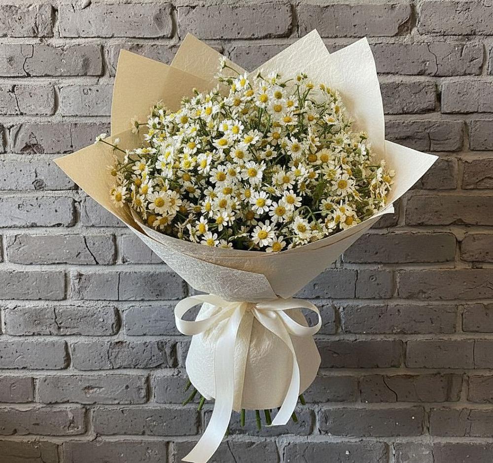 Букет цветов из: Ромашки в Змейке