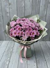 Букет цветов из:  Хризантемы в Змейке