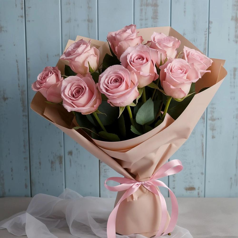 Букет цветов из: Розы в Змейке