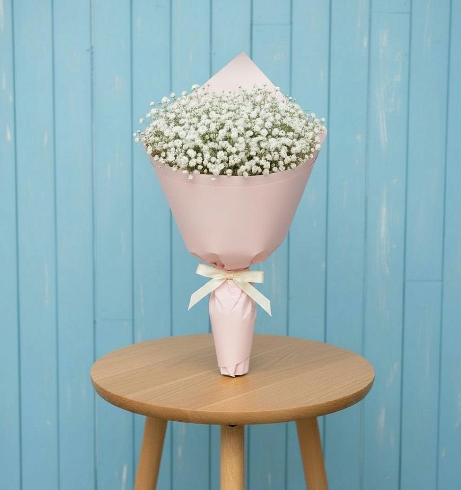 Букет цветов из: Гипсофила в Змейке