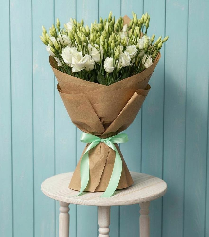 Букет цветов из: Лизиантусы в Змейке