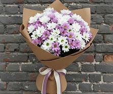 Букет цветов из:  Хризантемы в Змейке