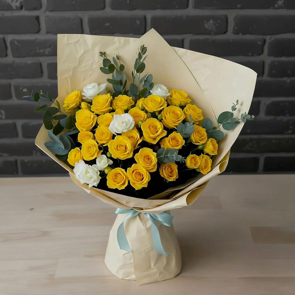 Букет цветов из: Розы в Змейке