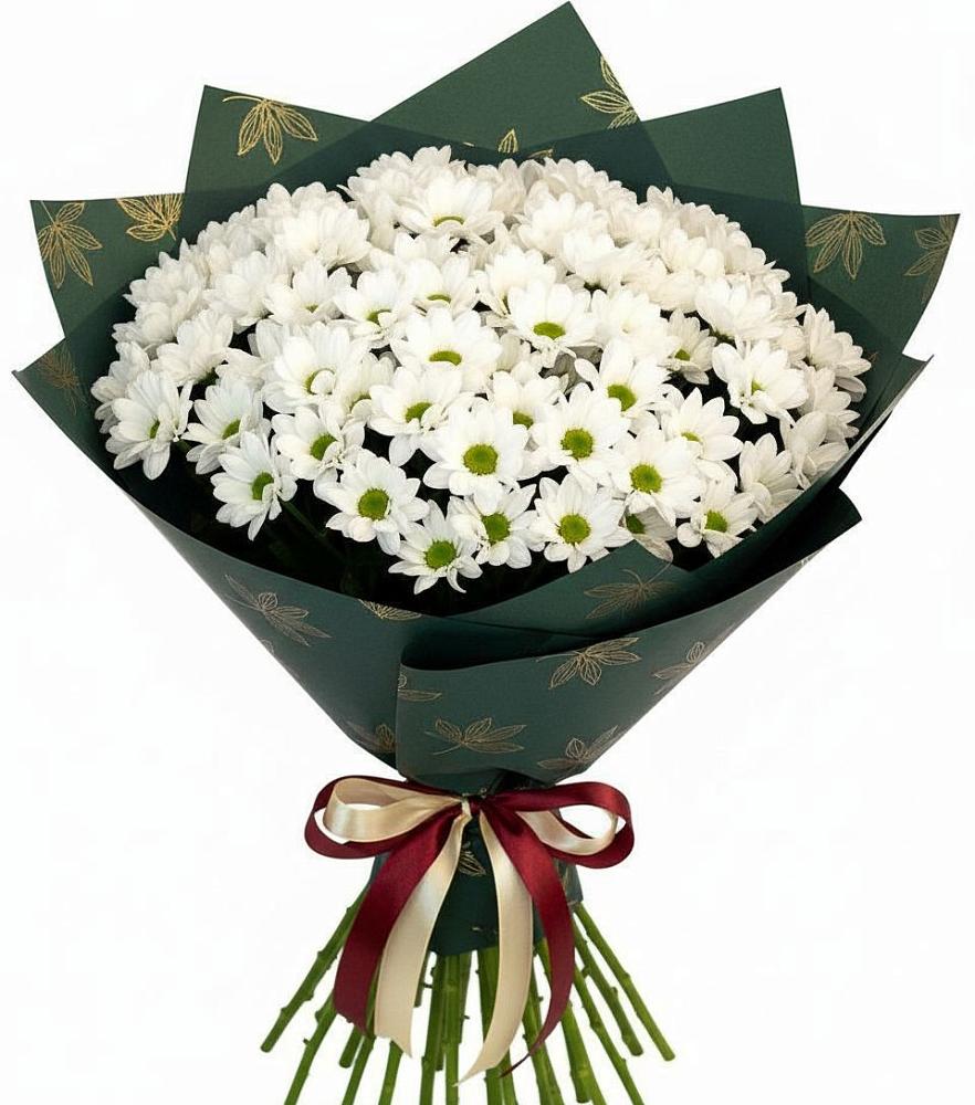 Букет цветов из: Хризантемы в Змейке