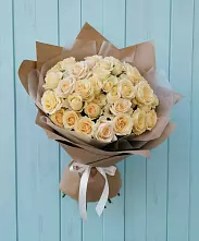 Букет Кремовое облако в Змейке