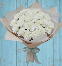 Букет цветов из:  Гвоздики в Змейке